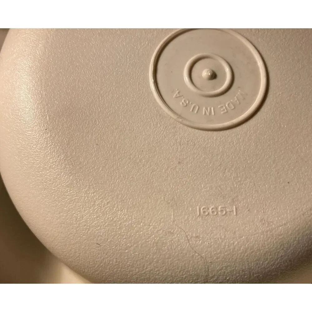 Vintage Tupperware Divided Party Tray is a large, round bowl with more than 5